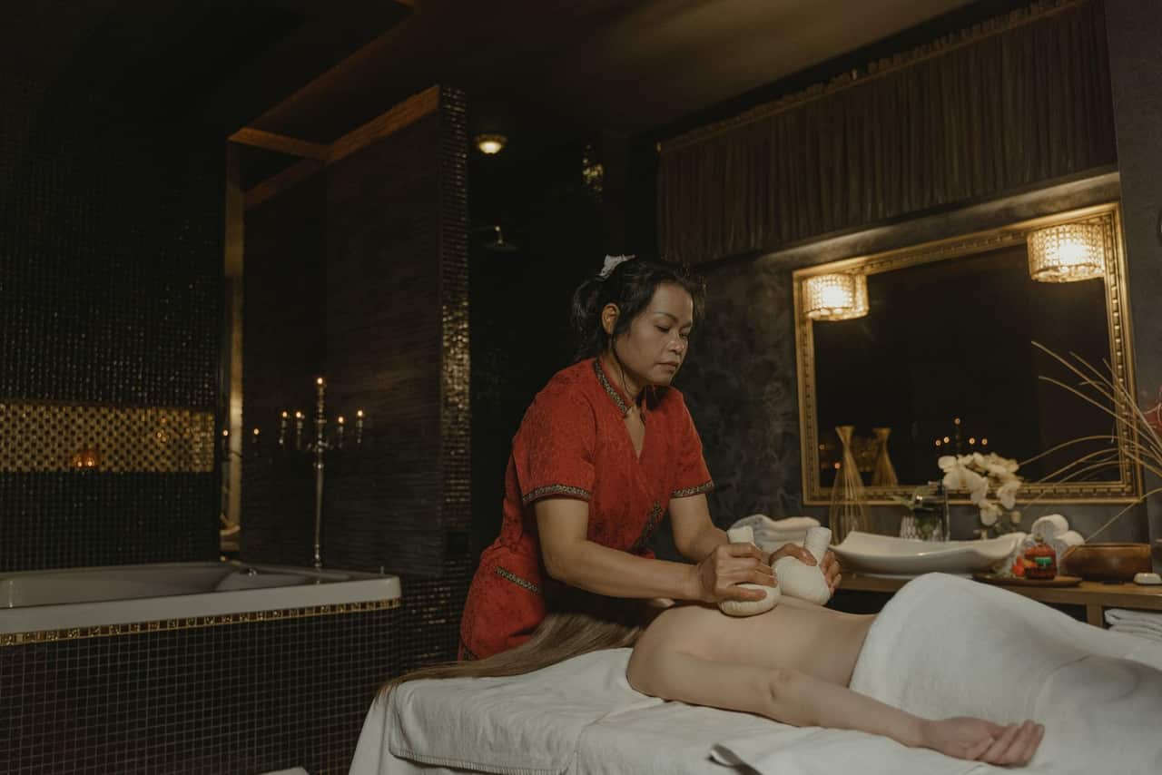 Indoor massage therapy session at a trusted Indian spa in Labbipet